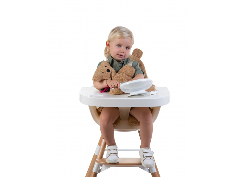 CHILDHOME Sedacia podložka do stoličky Evolu Teddy Beige