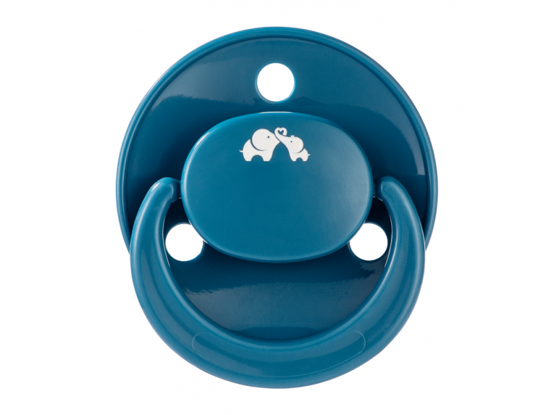 BEBECONFORT Cumlík silikónový symetrický Eco 2ks 0m+ Sand/Blue