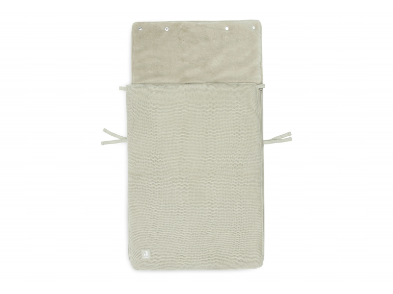 JOLLEIN Fusak do autosedačky Basic Knit Olive Green