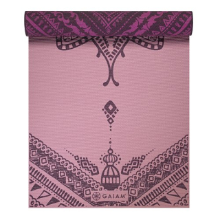 Gaiam Obojstranná podložka na jogu INNER PEACE 173x61x0,6cm, ružová