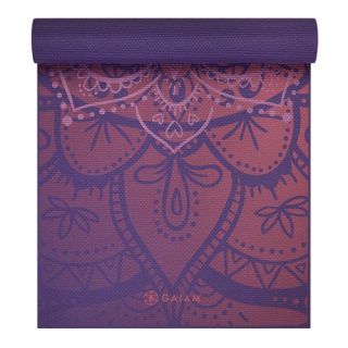Gaiam Podložka na jogu ATHENIAN ROSE 173x61x0,6cm, fialová