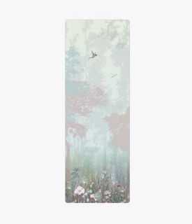 YOGGYS Protišmyková podložka na jogu ZASA V LESE 183x68x0,5cm