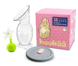Haakaa Odsávačka mlieka a príslušenstvo  Výhodná sada ŠTART