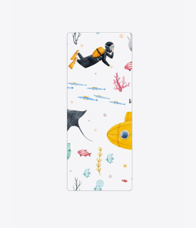YOGGYS Detská podložka na cvičenie SCUBA DIVER - PONORKA - 153x61x0,35cm