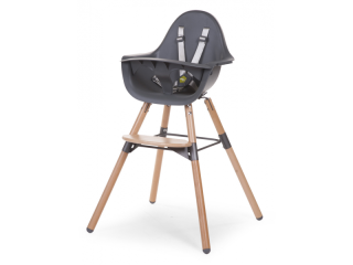 CHILDHOME Stolička 2v1 Evolu 2 Natural / Anthracite