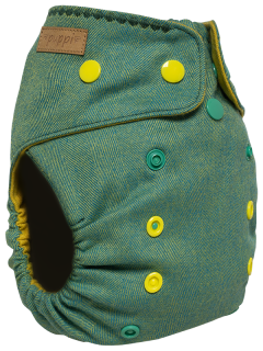 PUPPI Vrchné nohavičky z Merino vlny SIO "Green Herringbone" OS cvoky