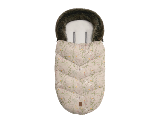 KIKKABOO Fusak zimný Luxury Secret Garden Beige