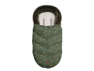 KIKKABOO Fusak zimný Luxury Secret Garden Green