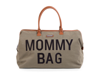 CHILDHOME Prebaľovacia taška MOMMY BAG BIG CANVAS KHAKI
