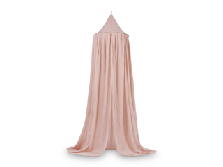 JOLLEIN Baldachýn nad postieľku Vintage 245cm PALE PINK