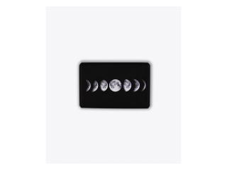 YOGGYS Blok na cvičenie jogy MOON PHASE, čierna
