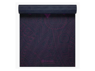 Gaiam podložka na cvičenie MANDALA 173x61x0,6cm, tmavomodrá