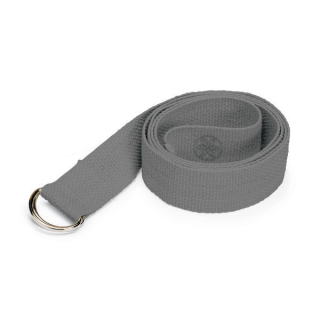 Gaiam Popruh na cvičenie jogy STORM 183cm, sivý