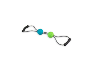 Gaiam Masážny popruh s 2 loptičkami