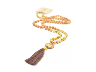 Mala Spirit Náhrdelník SELF CREATION MALA, hnedý