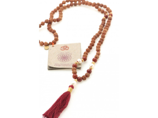 Mala Spirit Náhrdelník PURE HEARTH MALA, bordový