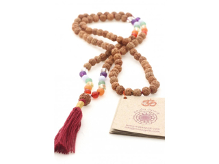 Mala Spirit Náhrdelník CHAKRA HEART MALA, farebný