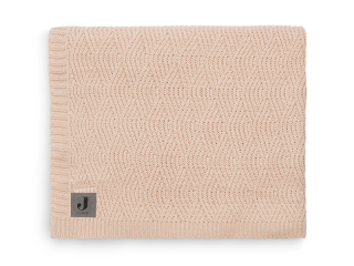JOLLEIN Pletená deka 75X100cm PALE PINK