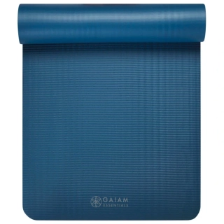 Gaiam Fitness podložka na cvičenie s popruhom 183x61x1cm, tmavomodrá