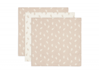 JOLLEIN Plienky 3 ks 70x70 cm Twig Wild Rose